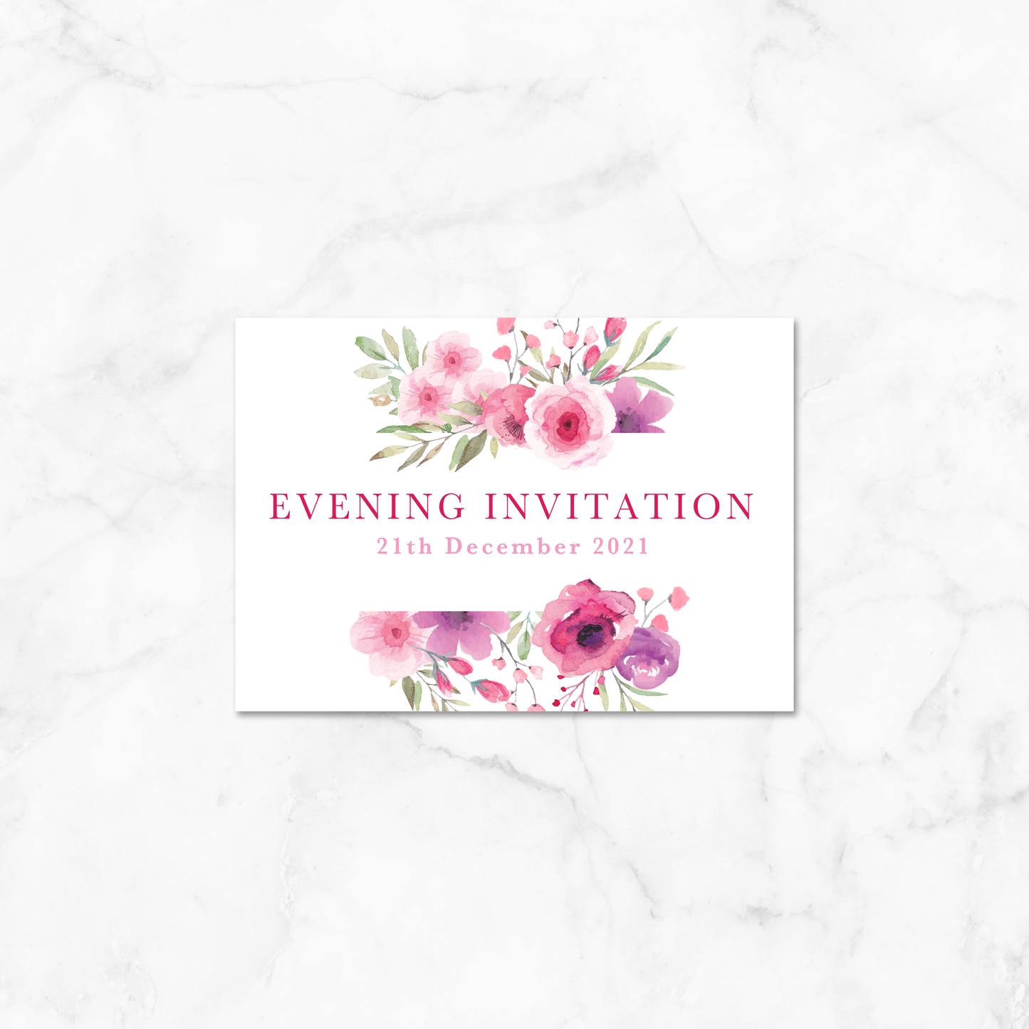 Wedding Invitation (Floral 003)