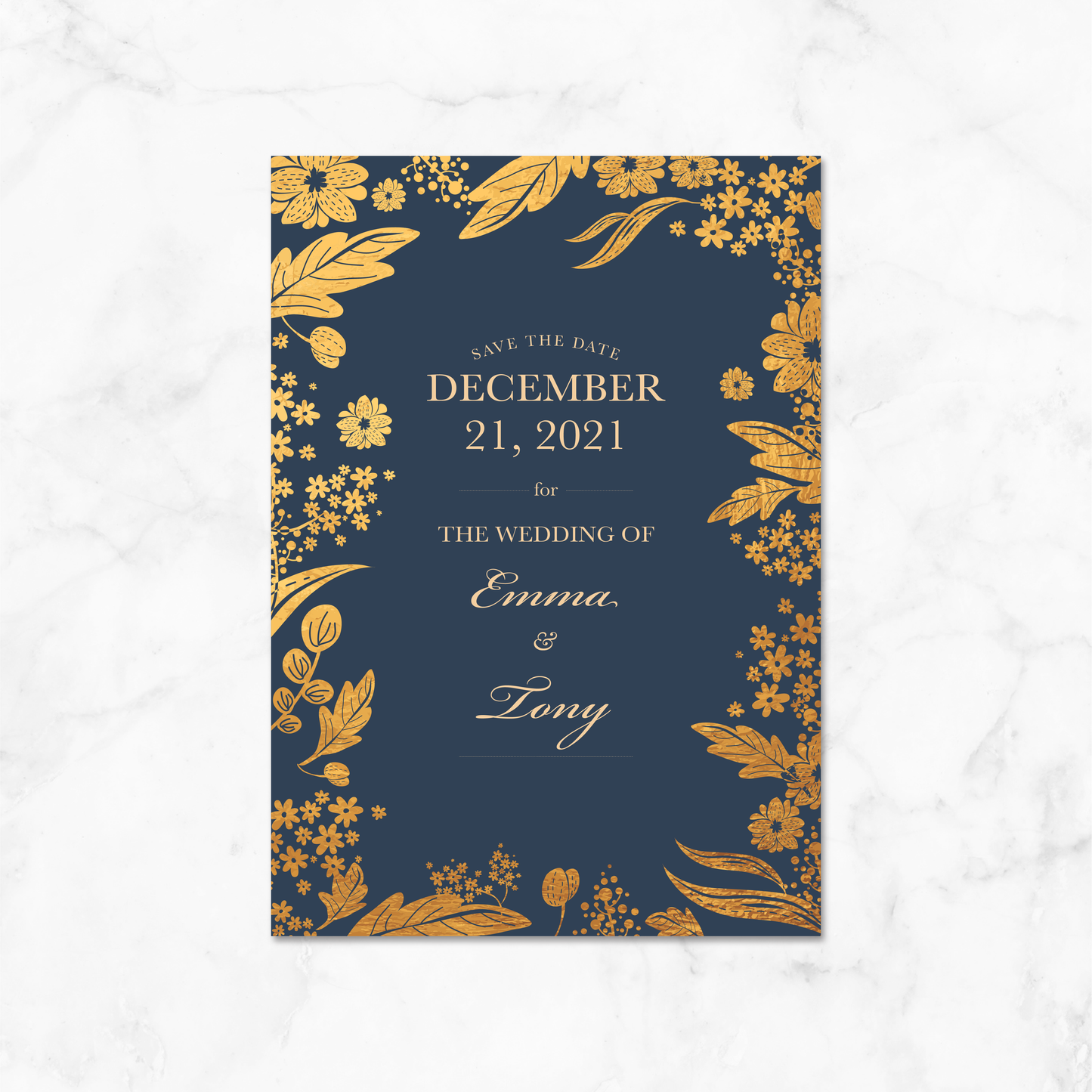 Wedding Invitation (Floral 004)