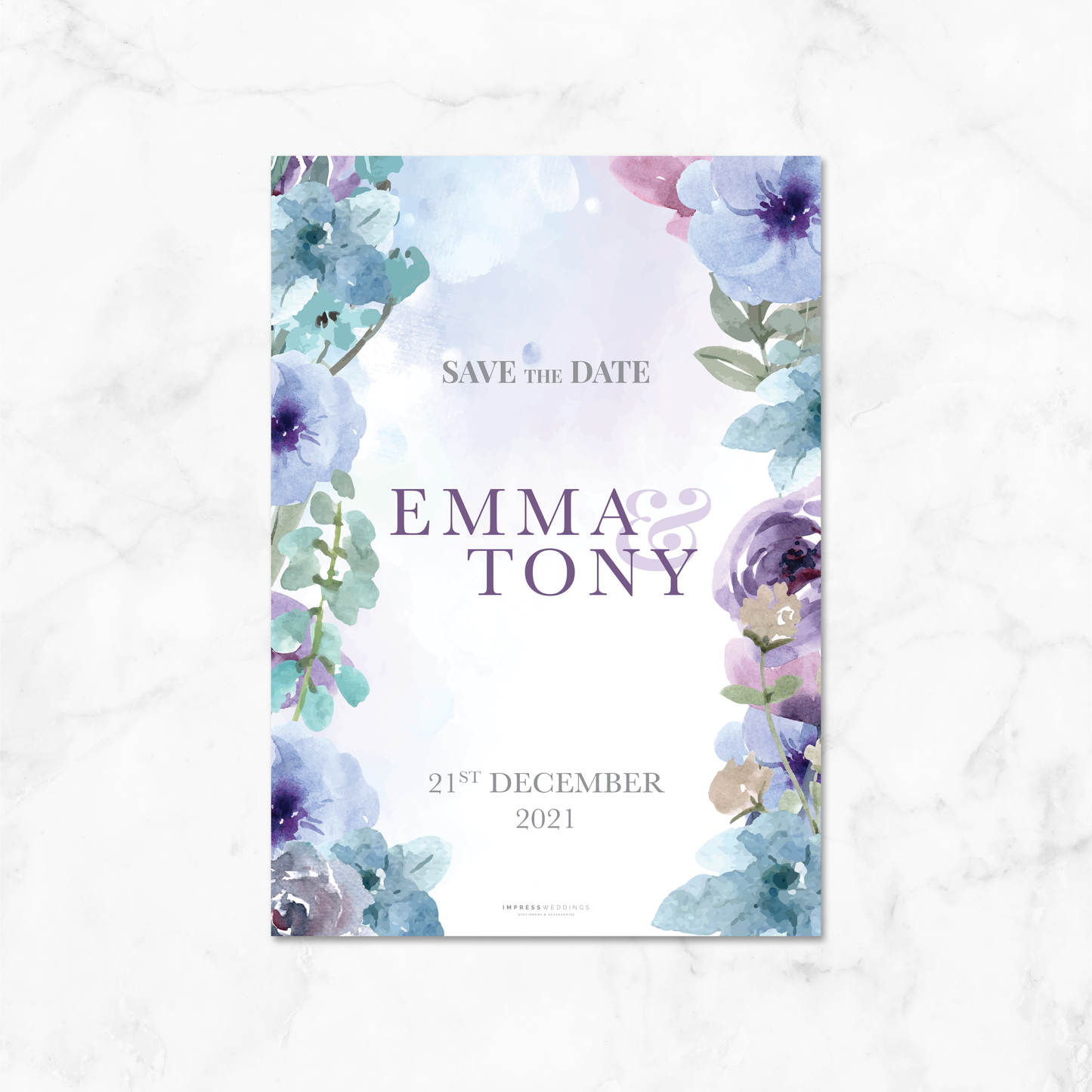 Wedding Invitation (Floral 005)