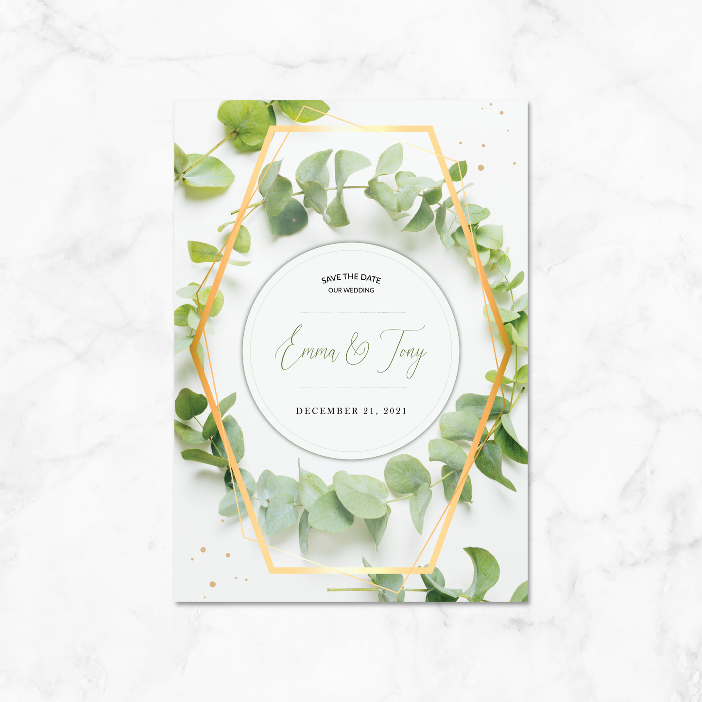 Wedding Invitation (Floral 007)