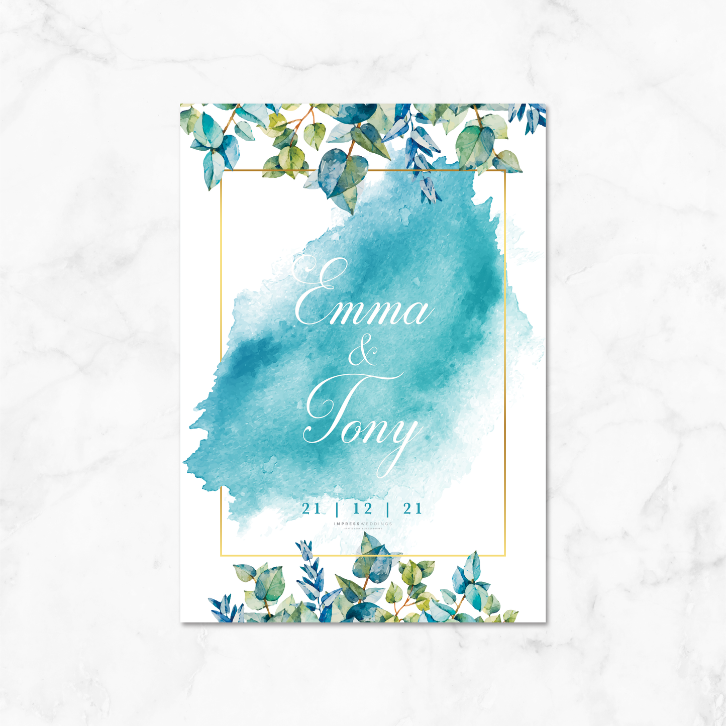 Wedding Invitation (Floral 009)