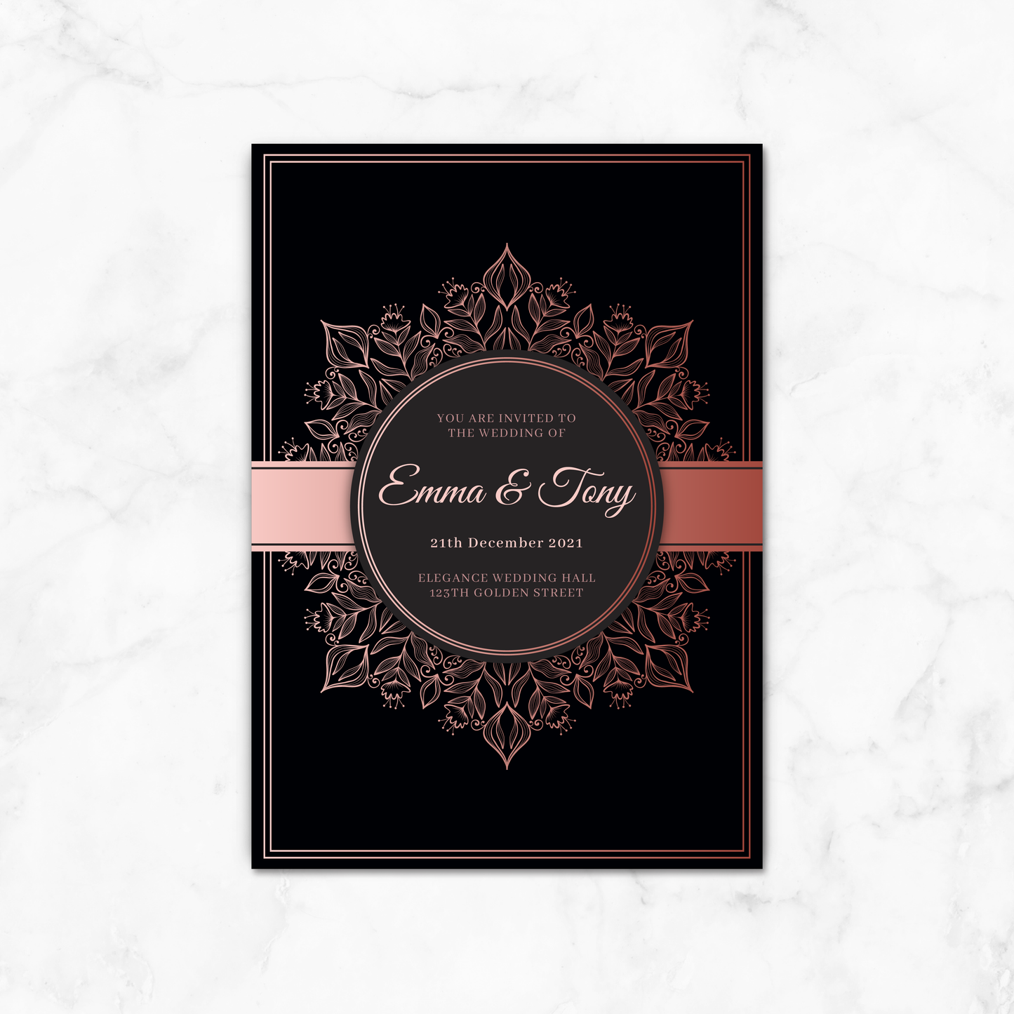 Wedding Invitation (GEO 001)