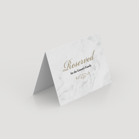Elegant Marble Place Cards