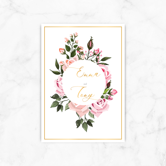 Wedding Invitation (Floral 001)