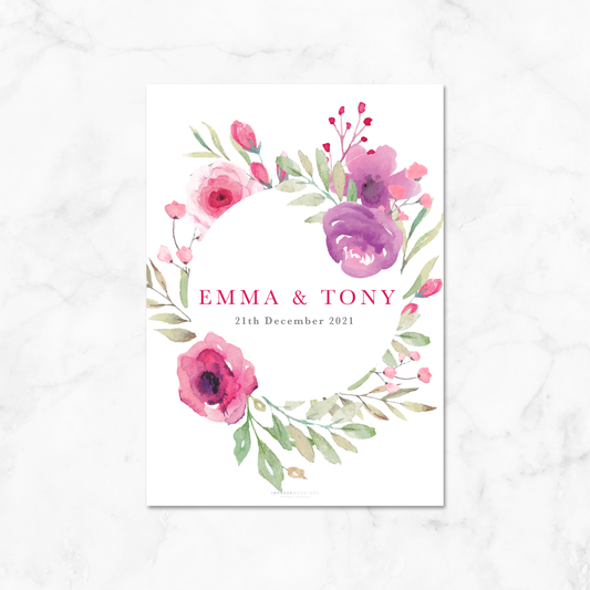 Wedding Invitation (Floral 003)