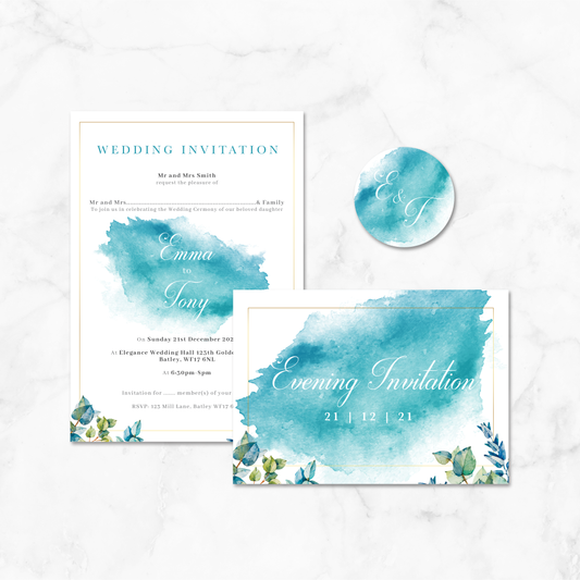 Wedding Invitation (Floral 009)