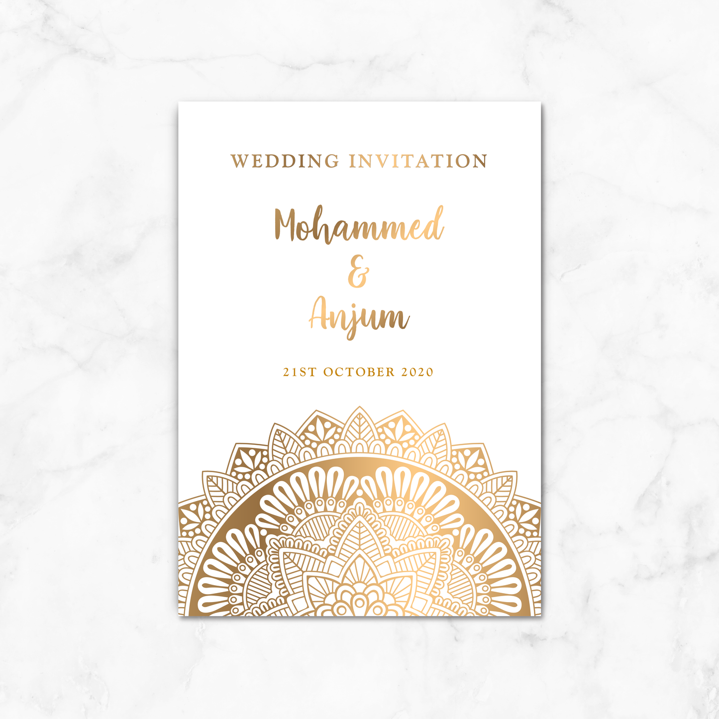 Wedding Invitation (GEO 002)