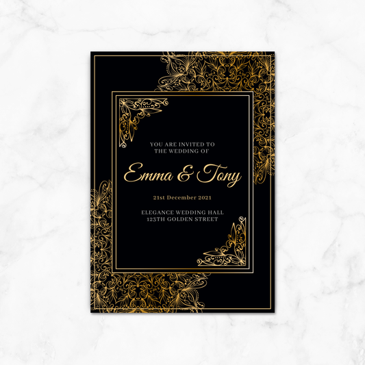 Wedding Invitation (GEO 003)