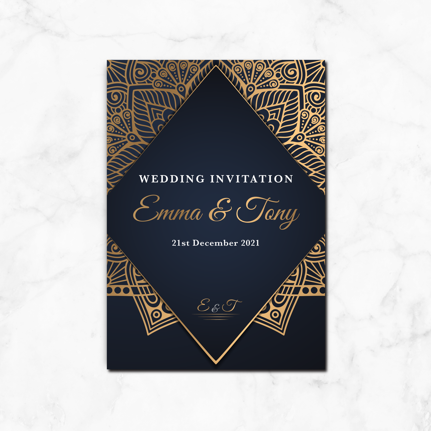 Wedding Invitation (GEO 005)