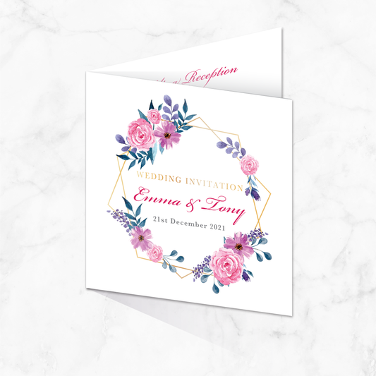 Wedding Invitation (SQ Folded 02)