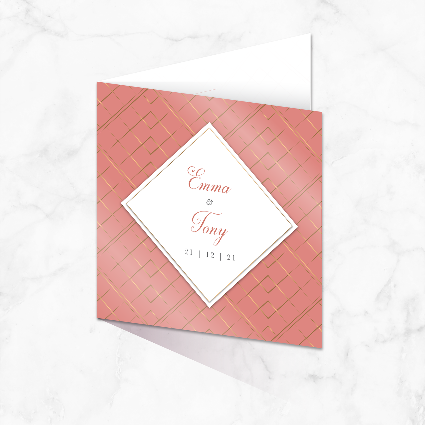 Wedding Invitation (SQ Folded 07)