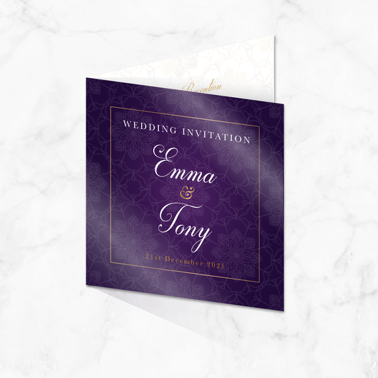 Wedding Invitation (SQ Folded 08)